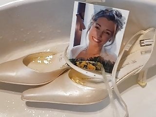 Pissed On Rub-down The Slutty China Together With Say No To Wedding Shoes